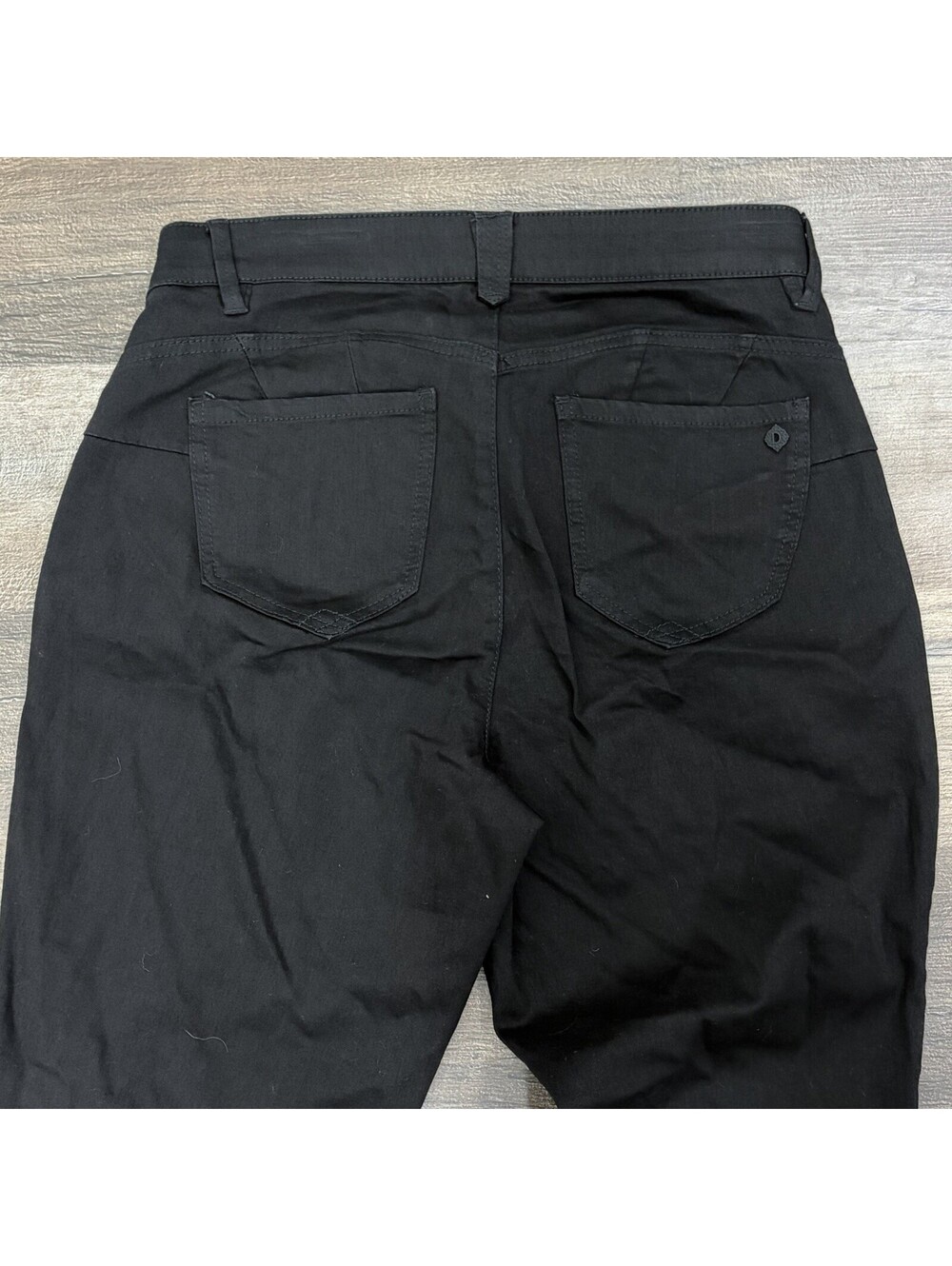NWT Democracy Ab Solution Women’s 14W Black Straight Leg Jeans Stretch - Picture 5 of 10